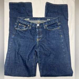 Vintage J.Crew ‘Boy Jean’ Button-fly - 100% Cotton USA Made  - Size 27